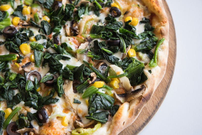 Chef's special salad bowl with fresh ingredients